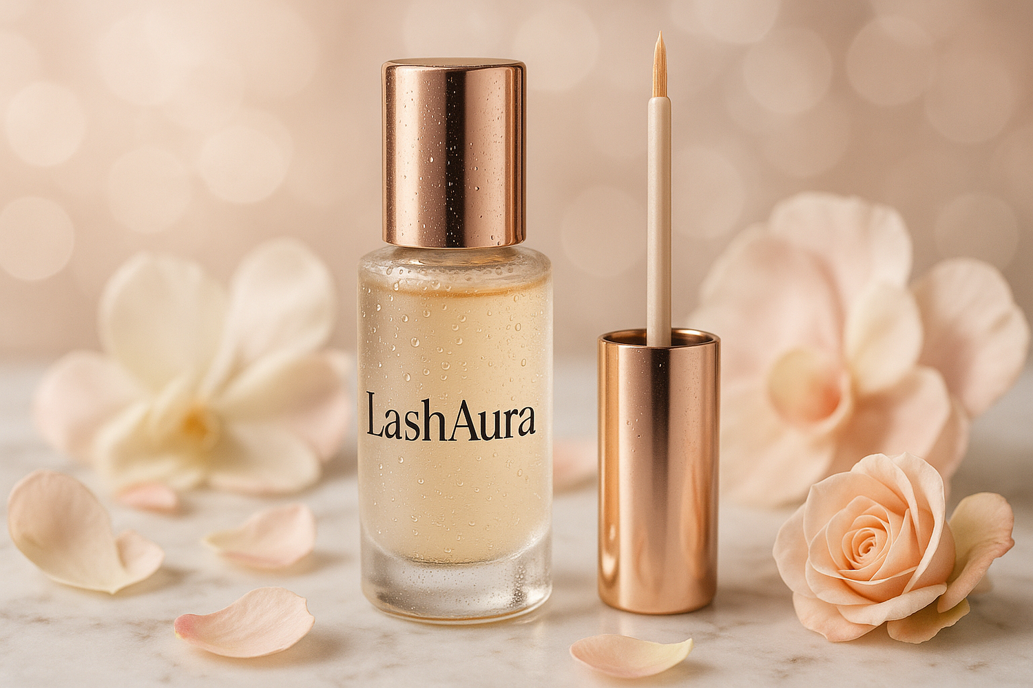 ajoute ma marque sur le produit LashAura 